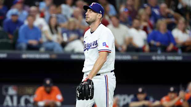 Max Scherzer in Game 3 of the ALCS.
